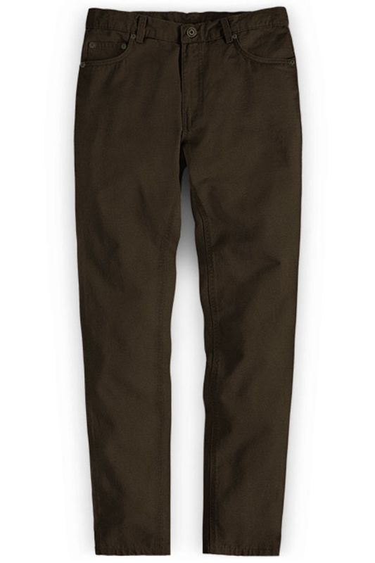 Formal autumn pure cotton straight-leg solid color long men's pants