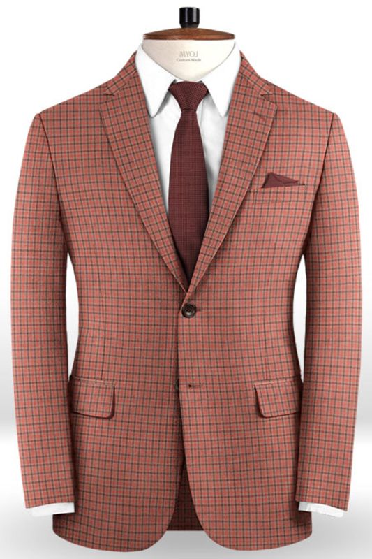Design Prom Suits | Modern Two Button Plaid Tuxedo