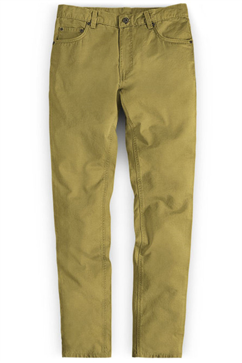 Men Retro Formal Business Zip-Up Flying Pants