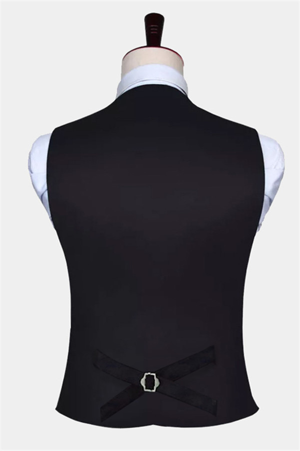 Silk White Paisley Slim Fit Waistcoat Online