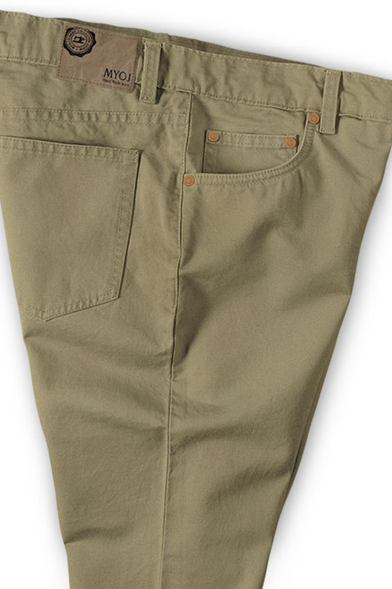 Slim Fit Jeans Cotton Pants With Zip Fly