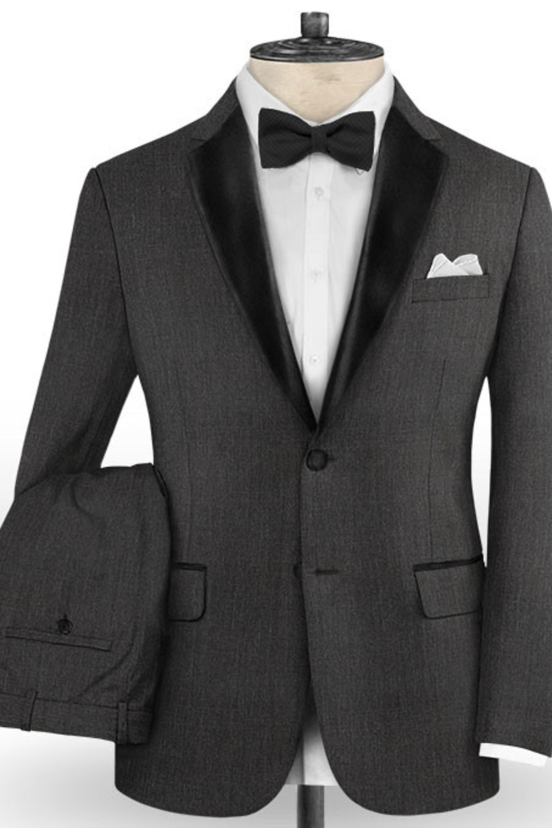 Mauricio Dark Grey Slim Fit Men Suit New Formal Suit Two Piece