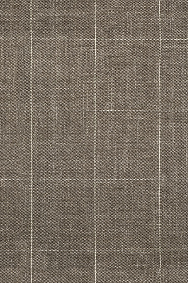 Formal Two-Piece Linen Camel Plaid Wedding Suit Luxury Prom Suit