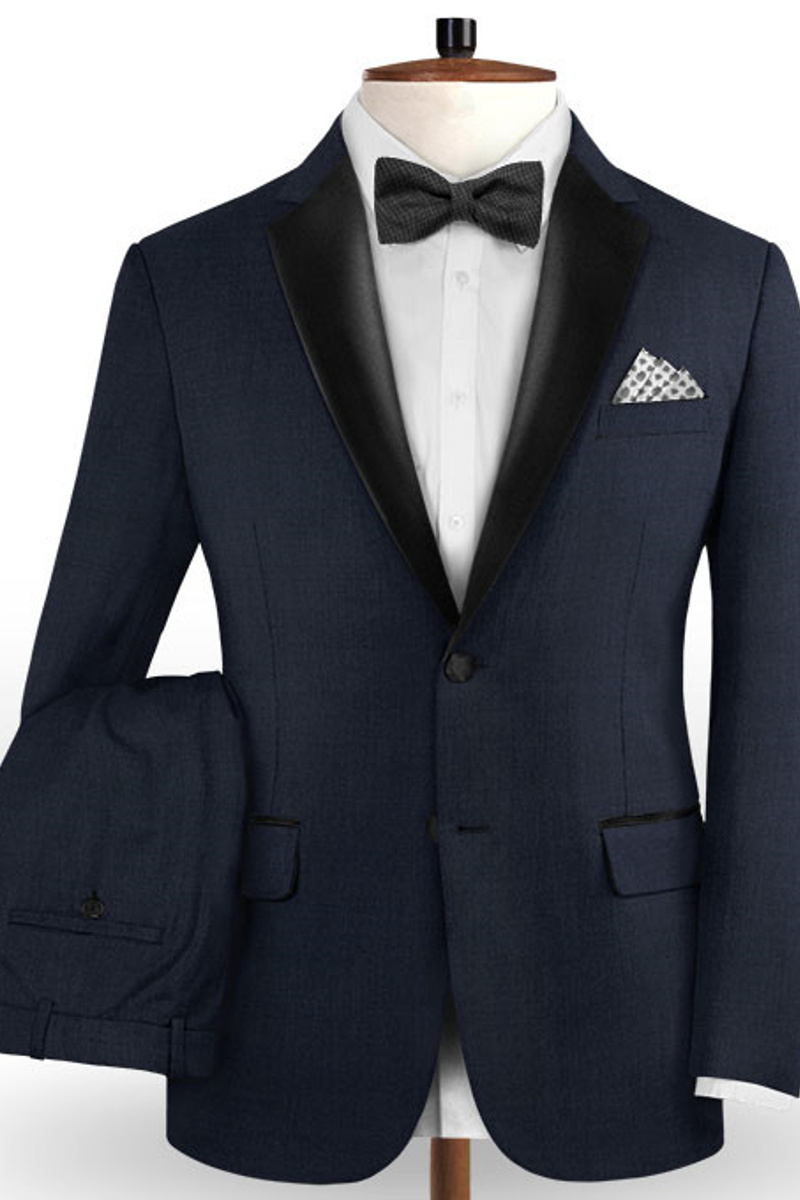 Dennis Simple Formal Business Men Suit Men Slim Fit Tuxedo
