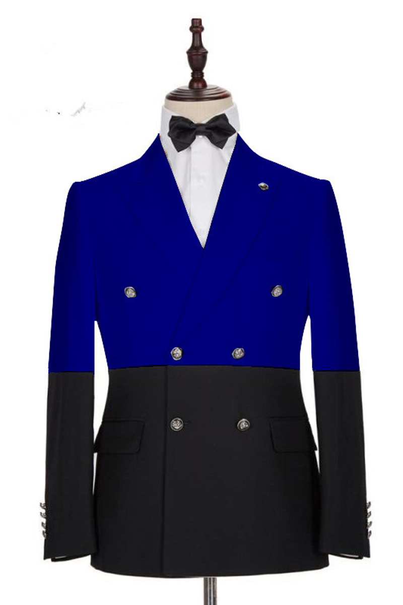 Reuben Royal Blue Double Breasted Fashion Men Suit