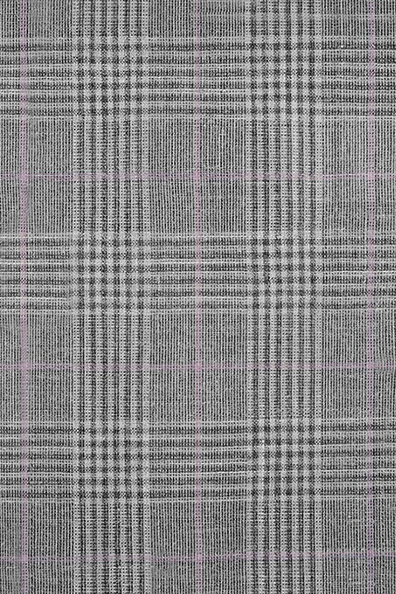 Slim Fit Two-Piece Grey Prom Suit Summer Linen Wedding Groom Tuxedo