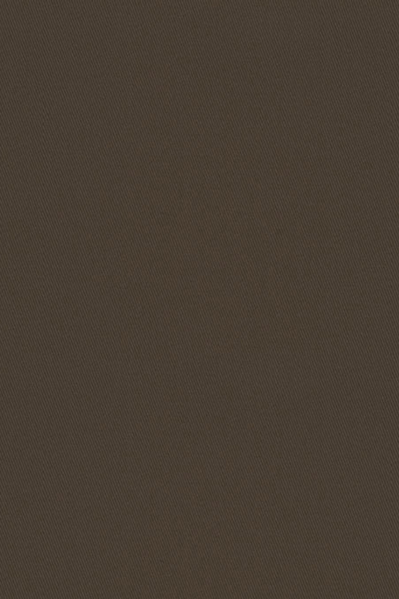 Fashion Brown Slim Fit Zipper Flying Mid Waist Men Casual Pants