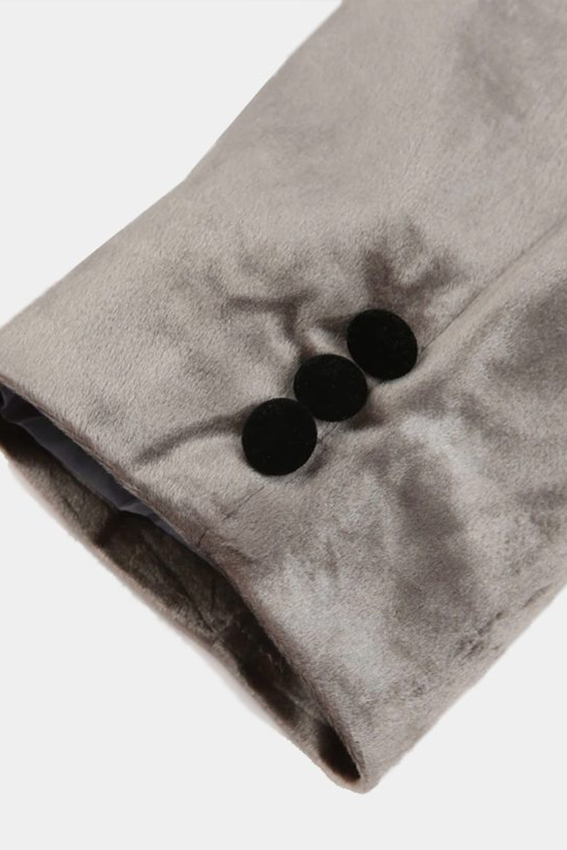 Prom Grey Velvet Blazer Men Slim Fit Casual Blazer