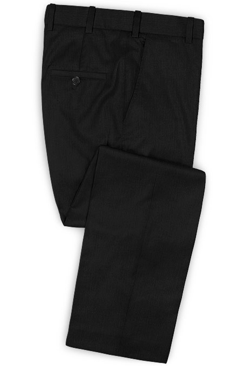 Black Business Formal Groomsmen Suit Two-Piece Business Tuxedo