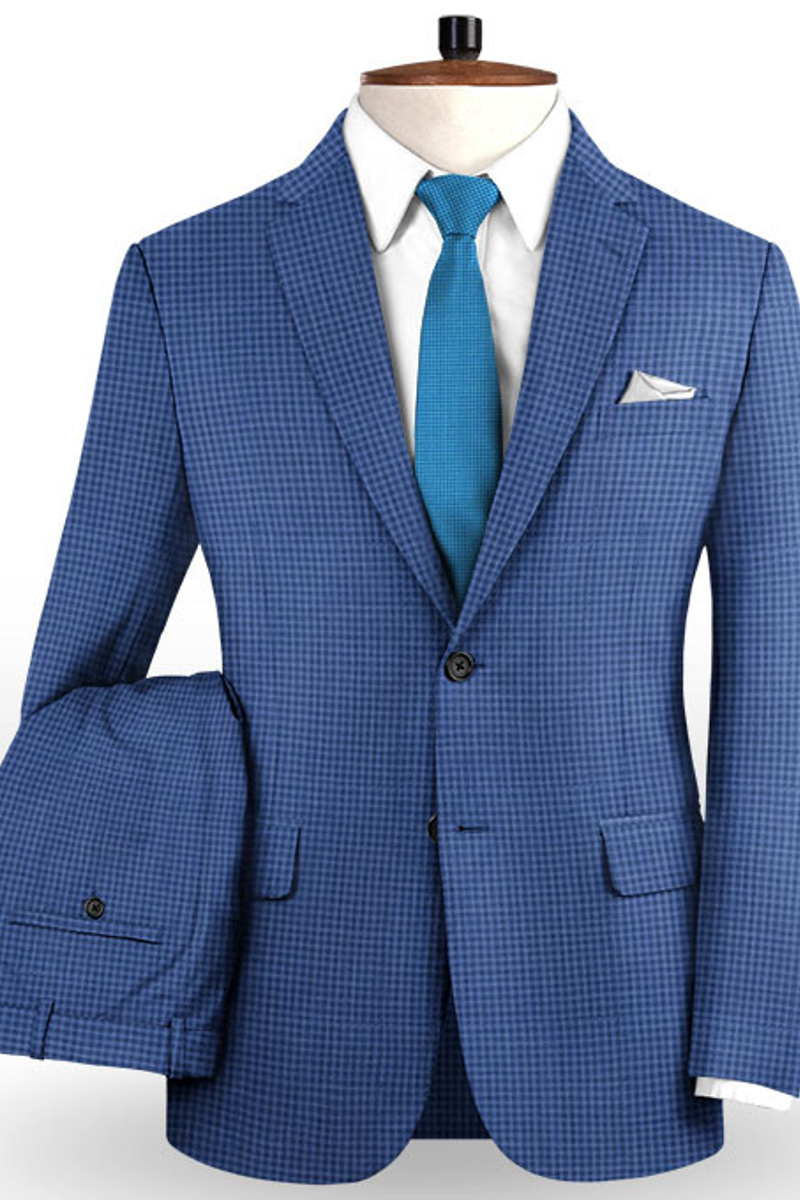 Elegant Slim Groom Tuxedo Two-Piece Groomsmen Suit Formal Business