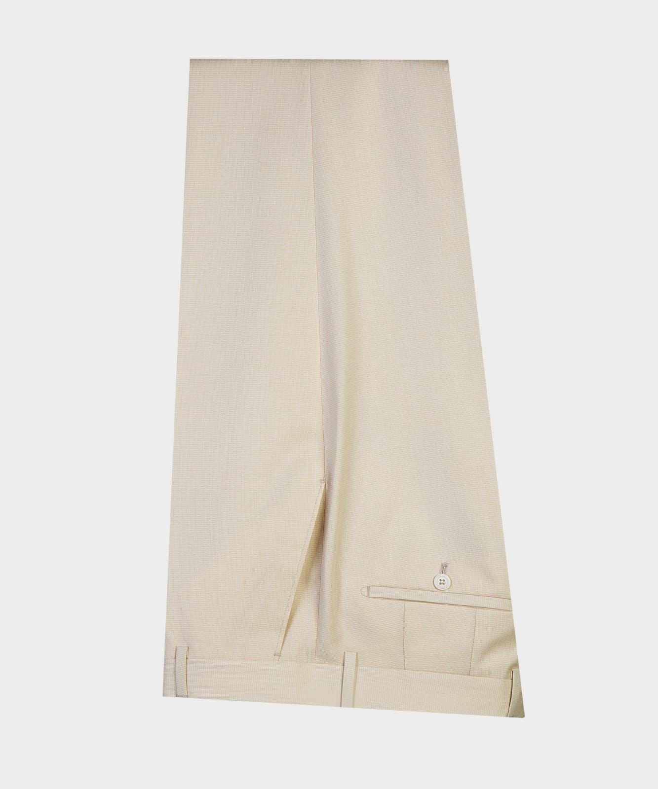 James Champagne Double-Breasted Lapel Suit Two-Piece Suit