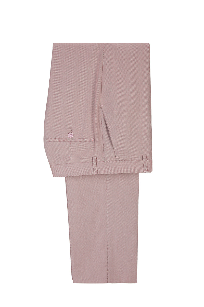 Christopher Stylish Pink Double Breasted Point Lapel Men Suit