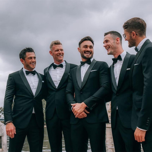 Xavier Dark Green Shawl Lapel One Button Slim Fit Wedding Groomsmen Suit Online