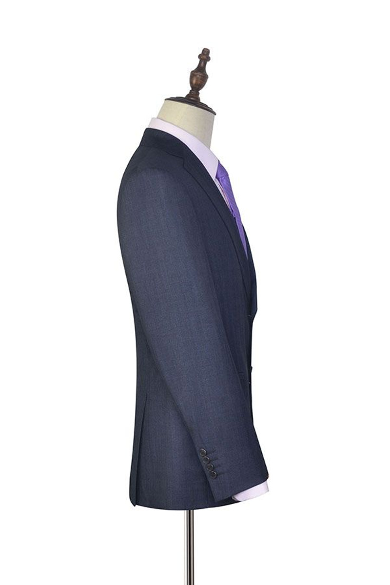 Julio Dark Grey Stripe Pattern Formal Suit