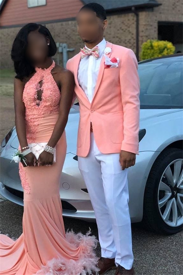 Fashion One Button Slim Shawl Lapel Prom Clothing Online