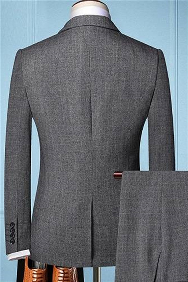 New Business Slim Fit Suit Fashion Tuxedo Three-Piece Set
