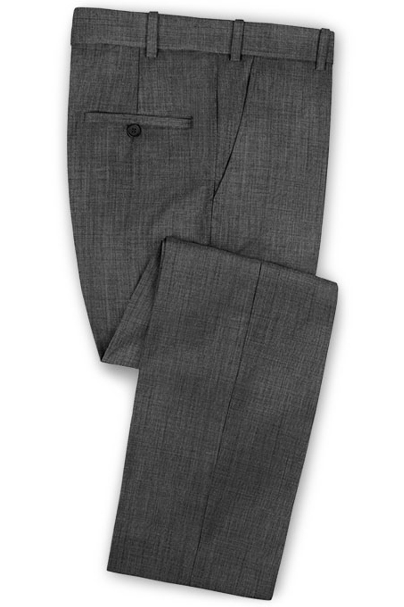 Groomsman Notched Lapel Groom Tuxedo Business Casual Suit