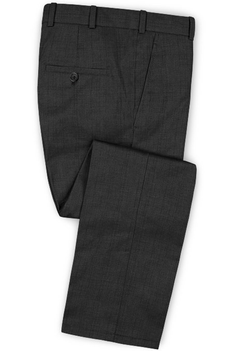 Two-Piece Black Suit Best Man Business Wool Blazer Tuxedo