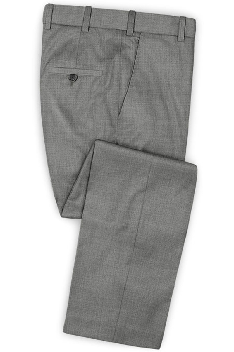 Grey Business Men Suits Online Notched Lapel Slim Fit Tuxedo