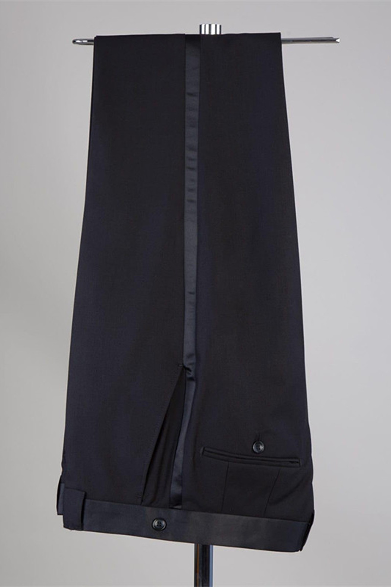 Jacoby Bespoke Three-Piece White Jacquard Cape Lapel Wedding Tuxedo