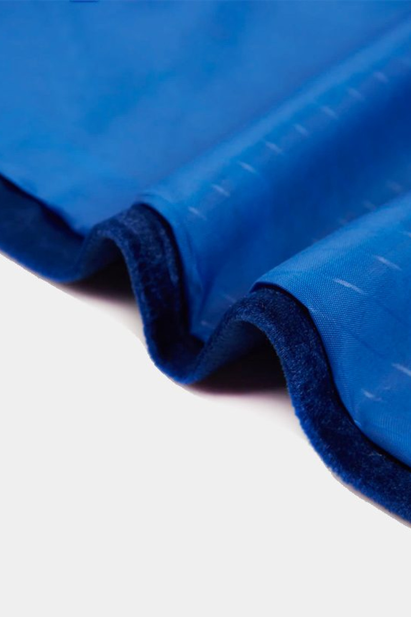 Men Blue Velvet Blazer One Piece Cape Lapel Tuxedo