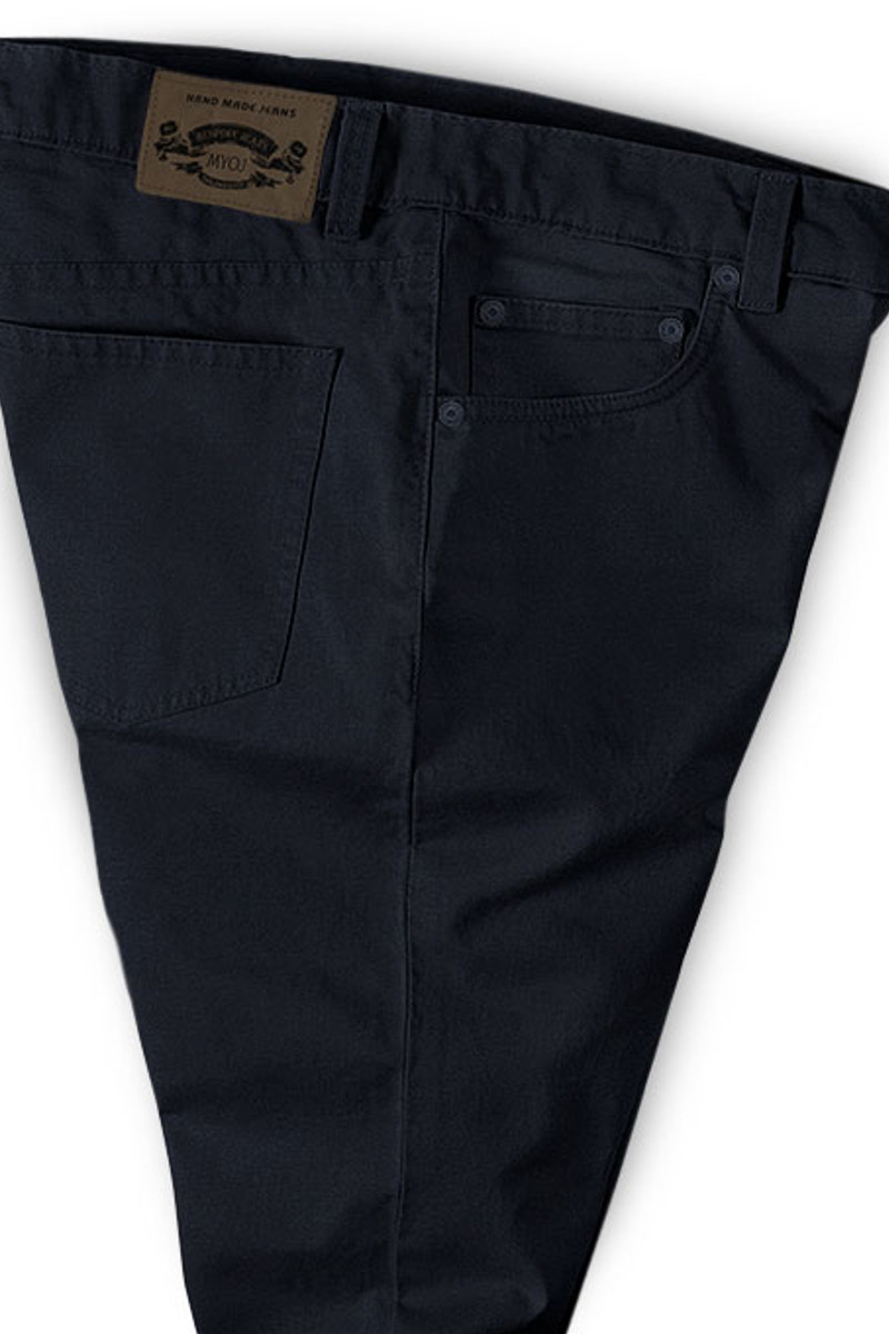 Simple Black New Fashion Jeans Business Casual Stretch Slim Pants