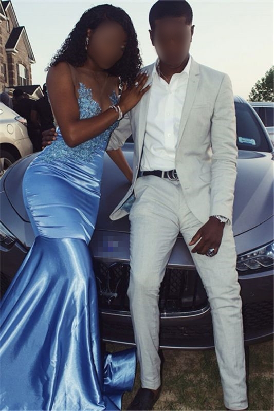 Off White Simple Prom Suit Men Suit With Notch Lapel