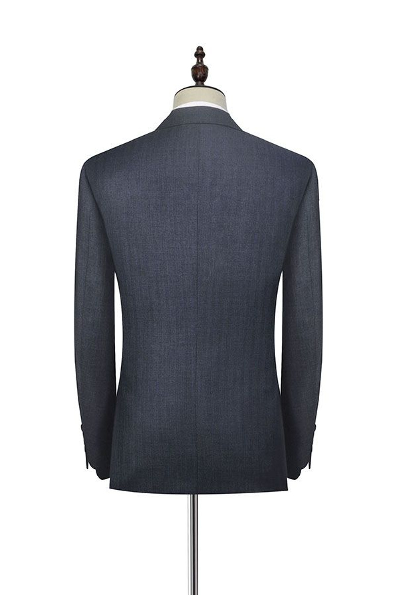 Julio Dark Grey Stripe Pattern Formal Suit