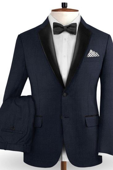 Dennis Simple Formal Business Mens Suit |  Mens Slim Fit Tuxedo_2