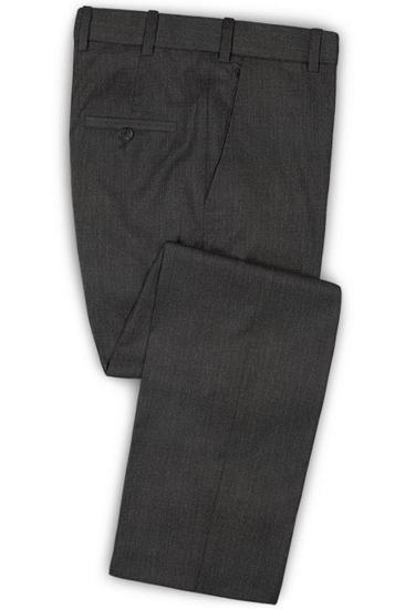 Mauricio Dark Grey Slim Fit Men Suit | New Formal Suit Two Piece_3