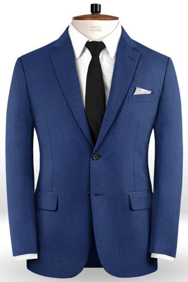Blue Prom Suit | Fashion Two Piece Men Suit_1