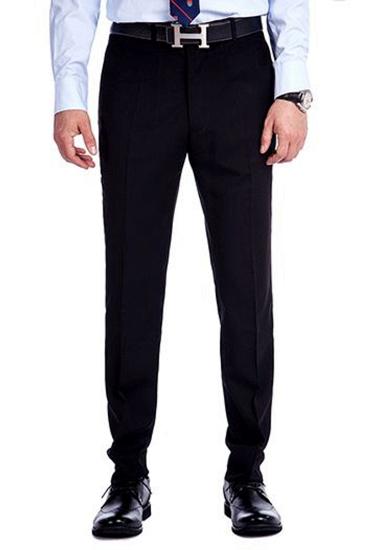 Fashion Knit Buttons Black Shawl Lapel Three Piece White Jacquard Mens Wedding Tuxedo_4