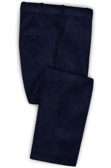 Dark Blue 2  Design Mens Suits | Notch Lapel Slim Fit Tuxedo Online_4