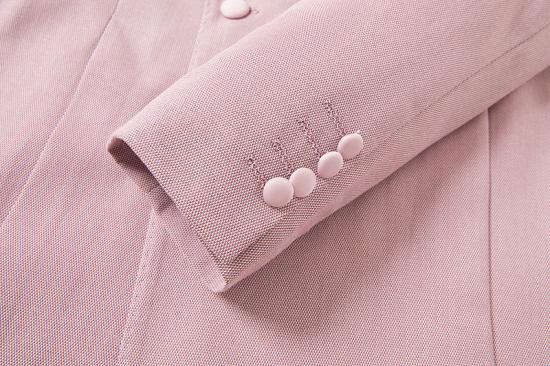 Christopher Stylish Pink Double Breasted Point Lapel Mens Suit_9