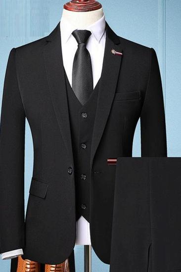 Three Piece Groom Tuxedo | Groomsmen Groomsmen Suit Mens Suit Groom_2