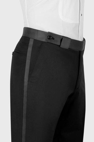 Fashion Slim Fit Burgundy Velvet Double Breasted Men Two Piece Prom Suit_3