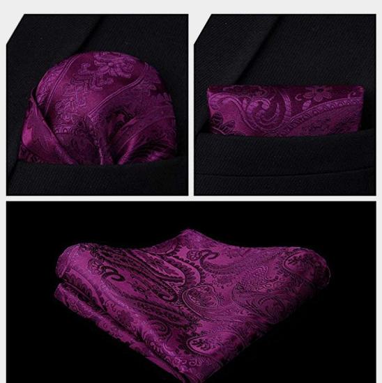 New Arrival Silk Magenta Purple Men Vest_4