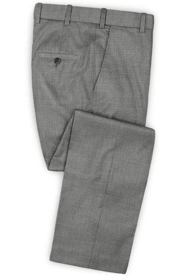 Grey Business Men Suits Online | Notched Lapel Slim Fit Tuxedo_3