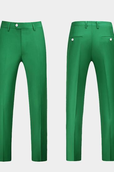 Three Piece Green Men Suit | Classic Notch Lapel Prom Suit_3