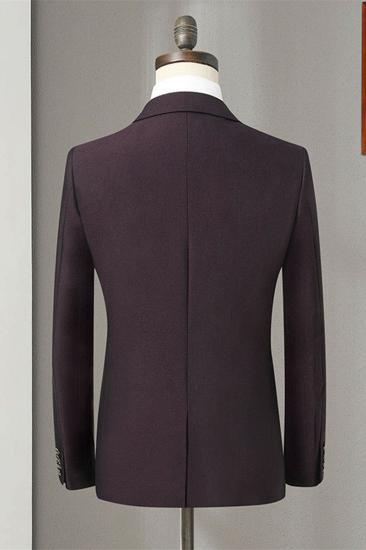 Oscar Purple Slim Formal Business Mens Suit Online_2